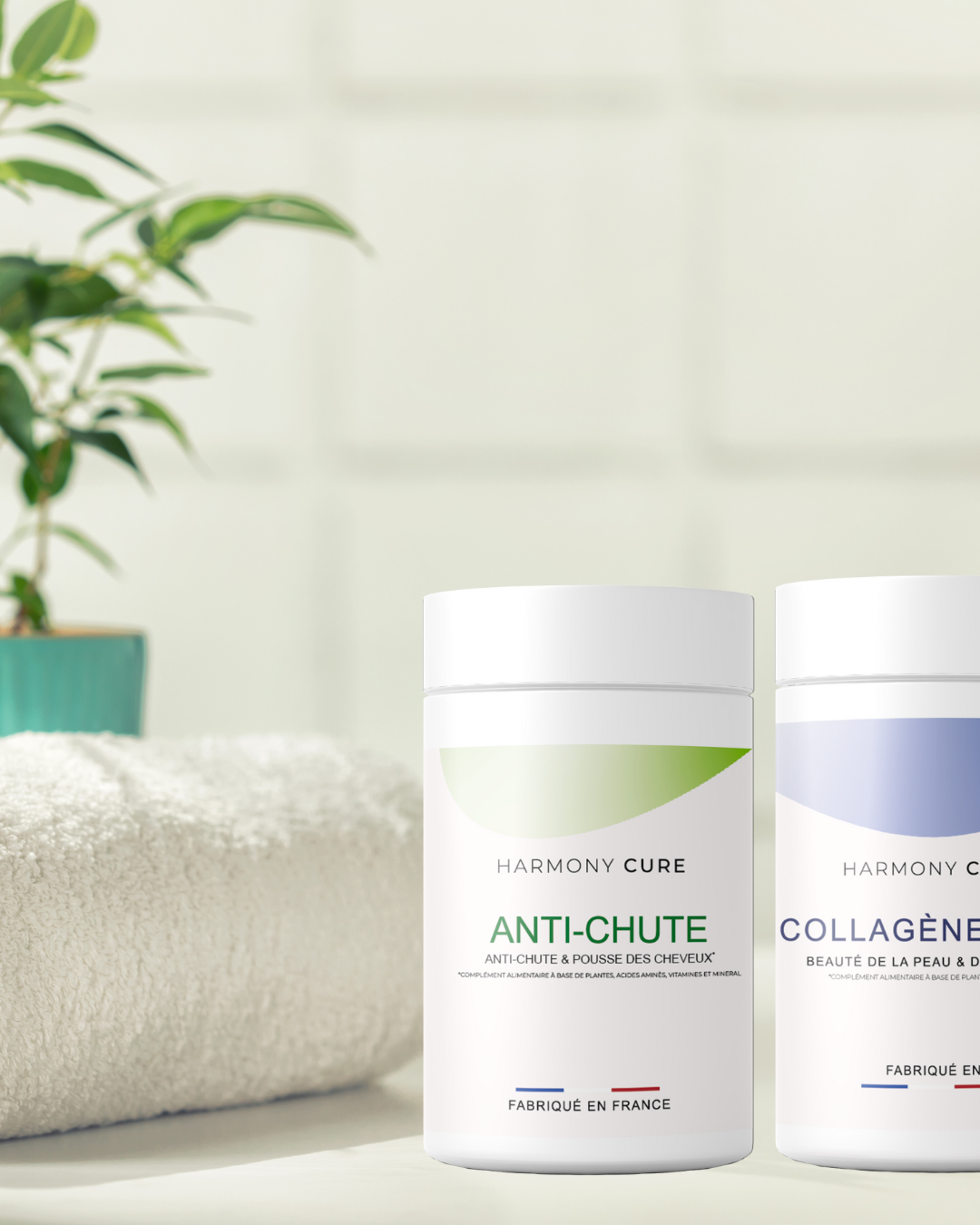 Pack Harmony Love Collagène marin + anti chute vegan